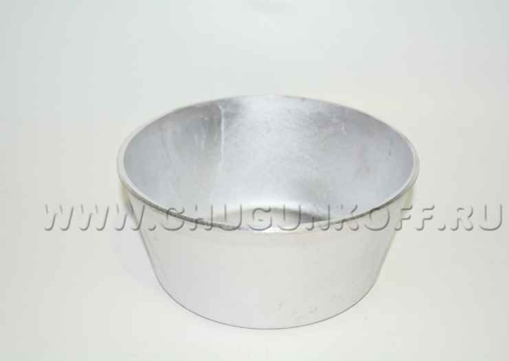 Форма хлебопекарная алюминиевая литая круглая для хлеба массой, Л17CR, БЛЗ, 0,77кг